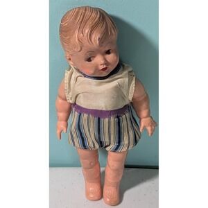 Old Doll With Clothes Vintage 10"